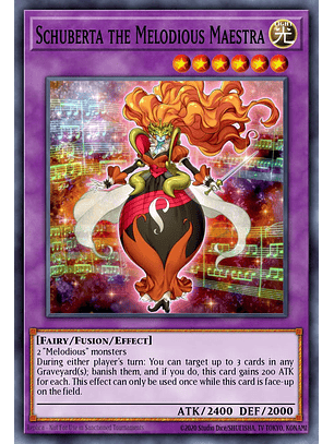 Schuberta the Melodious Maestra - RA03-EN034 - Collector's Rare 1st Edition