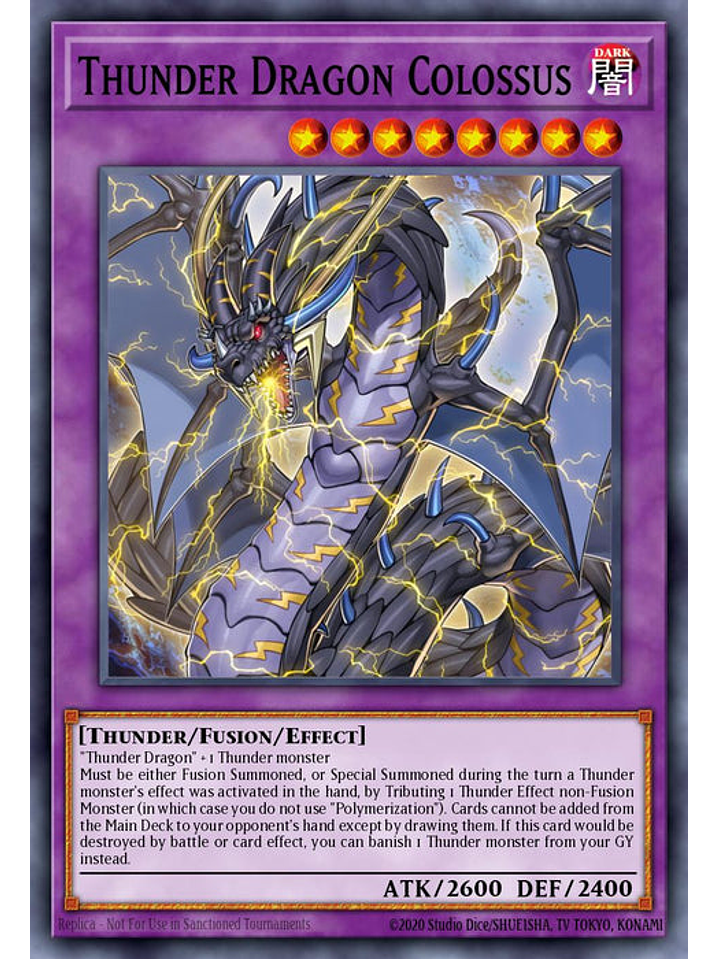 Thunder Dragon Colossus - RA03-EN036 - Collector's Rare 1st Edition 1