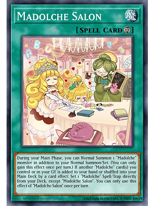 Madolche Salon - RA03-EN069 - Collector's Rare 1st Edition