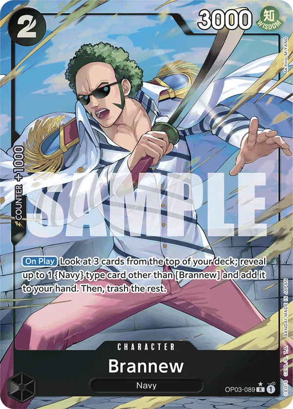 OP03-089 (Alternate Art) Brannew (Akihiro MIYANO) (PRB01)