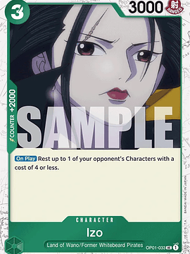 OP01-033 (Mugiwara Foil) Izo (PRB01)