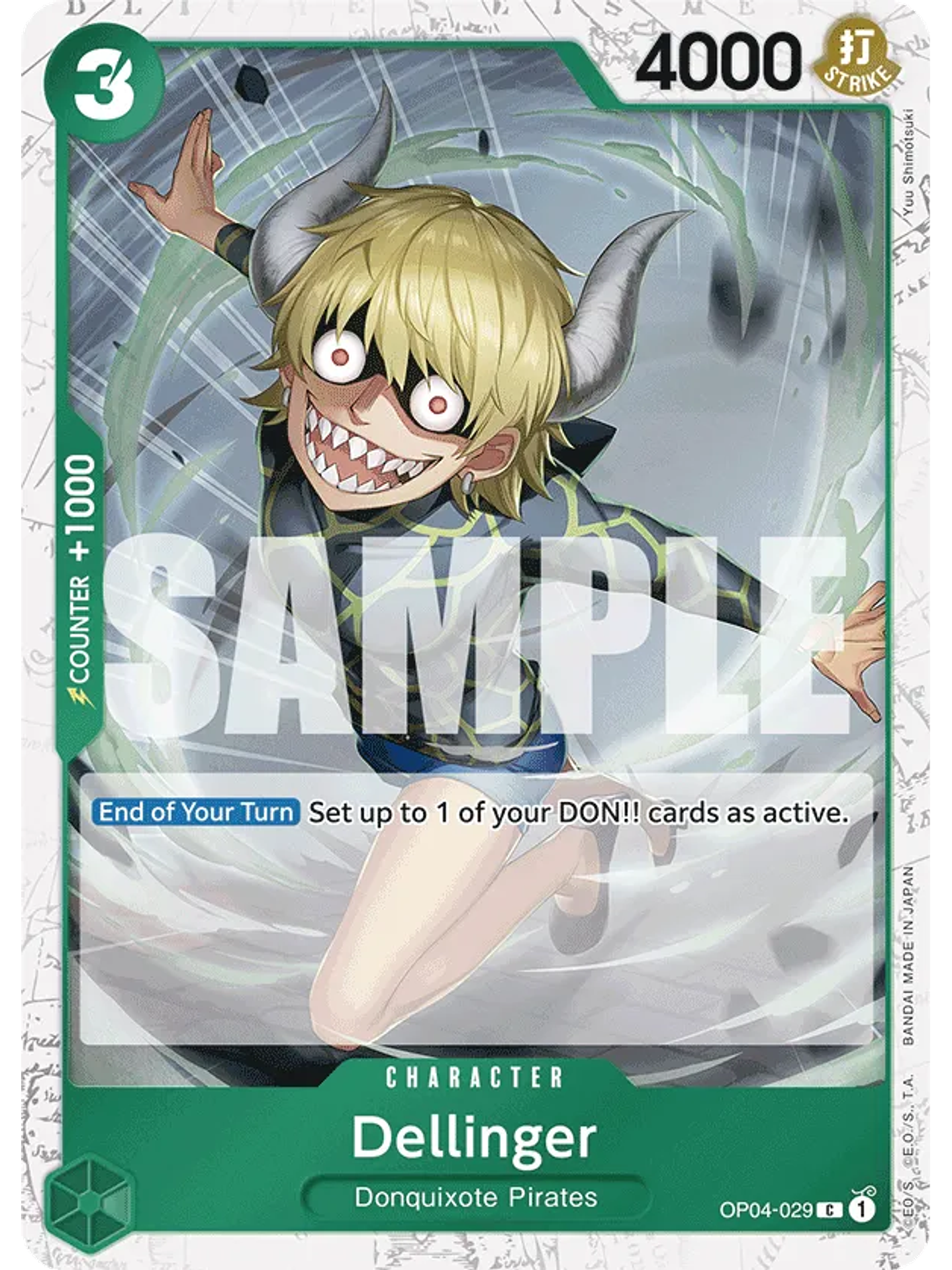OP04-029 (Mugiwara Foil) Dellinger (PRB01) 1