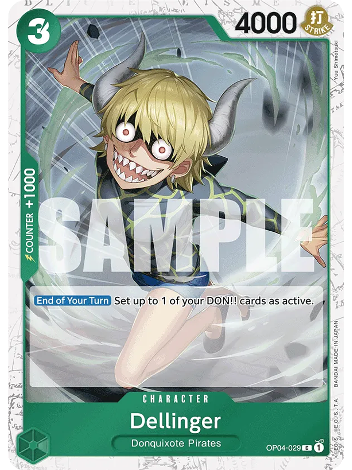 OP04-029 (Mugiwara Foil) Dellinger (PRB01) 1