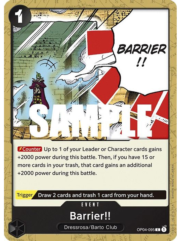 OP04-095 C Barrier!! (PRB01) 1