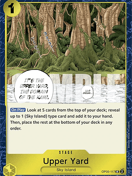 OP05-117 (Mugiwara Foil) Upper Yard (PRB01)