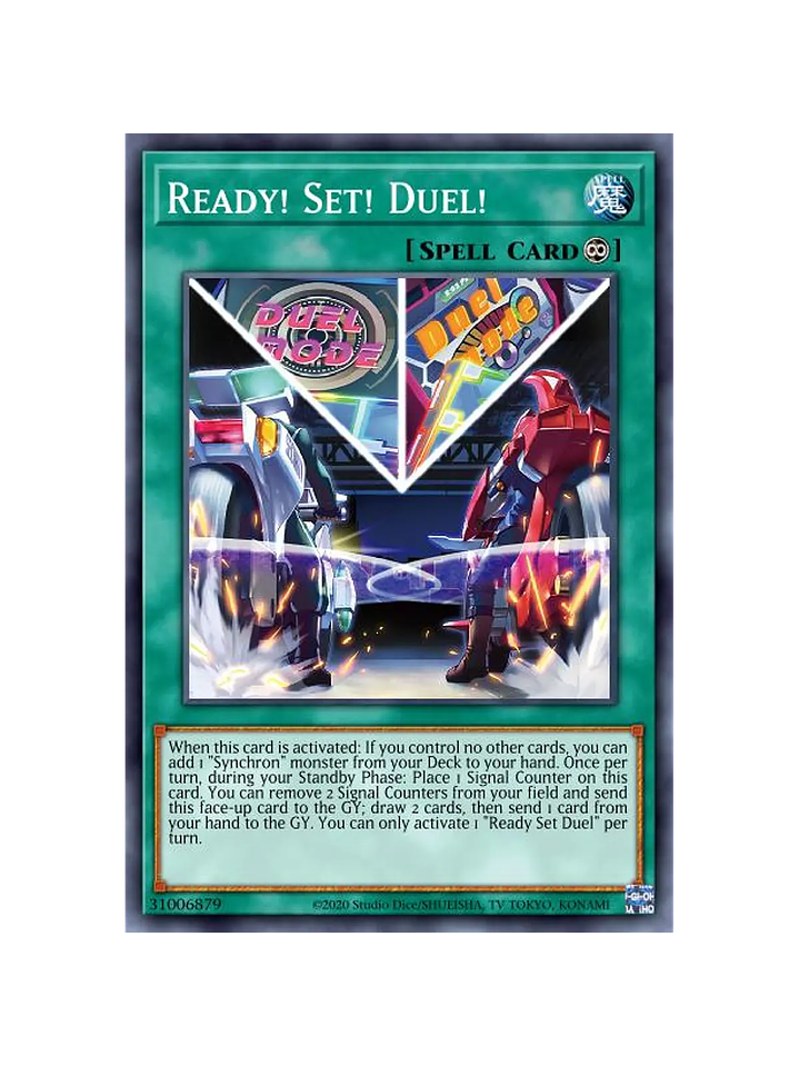 On Your Mark, Get Set, DUEL! - RA03-EN276 - Quarter Century Secret Rare 1st Edition 1