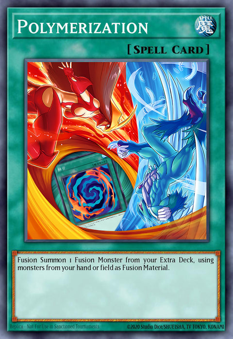 Polymerization (alternate art) - RA03-EN051 - Super Rare 1st Edition