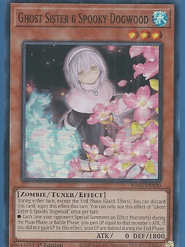 Ghost Sister & Spooky Dogwood (alternate art) - RA03-EN020 - Ultra Rare 1st Edition