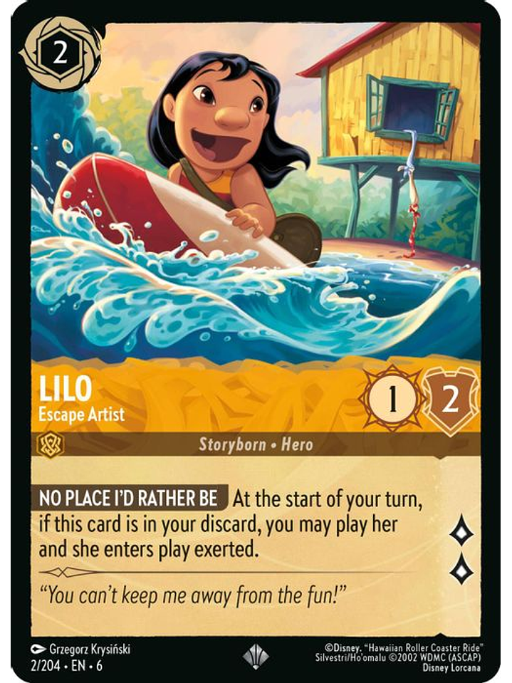 002/204 SR Lilo - Escape Artist 1