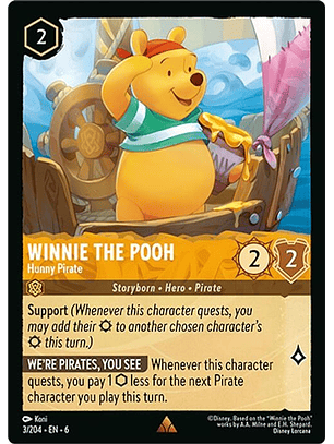 003/204 R Winnie the Pooh - Hunny Pirate