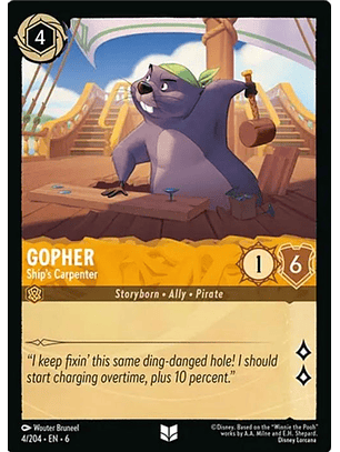 004/204 U Gopher - Ship's Carpenter