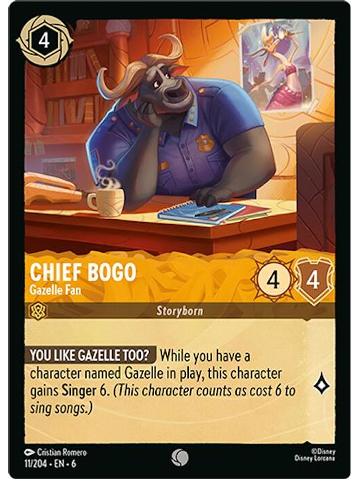 011/204 C hief Bogo - Gazelle Fan 1