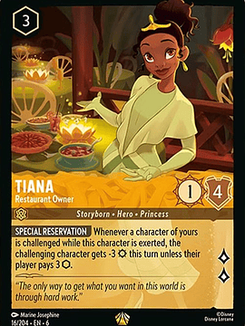 016/204 L Tiana - Restaurant Owner