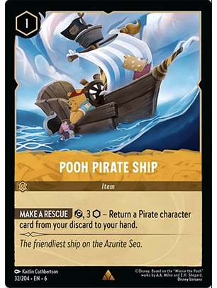 032/204 R Pooh Pirate Ship