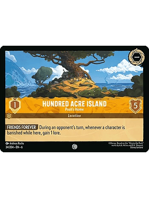 034/204 C Hundred Acre Island - Pooh's Home