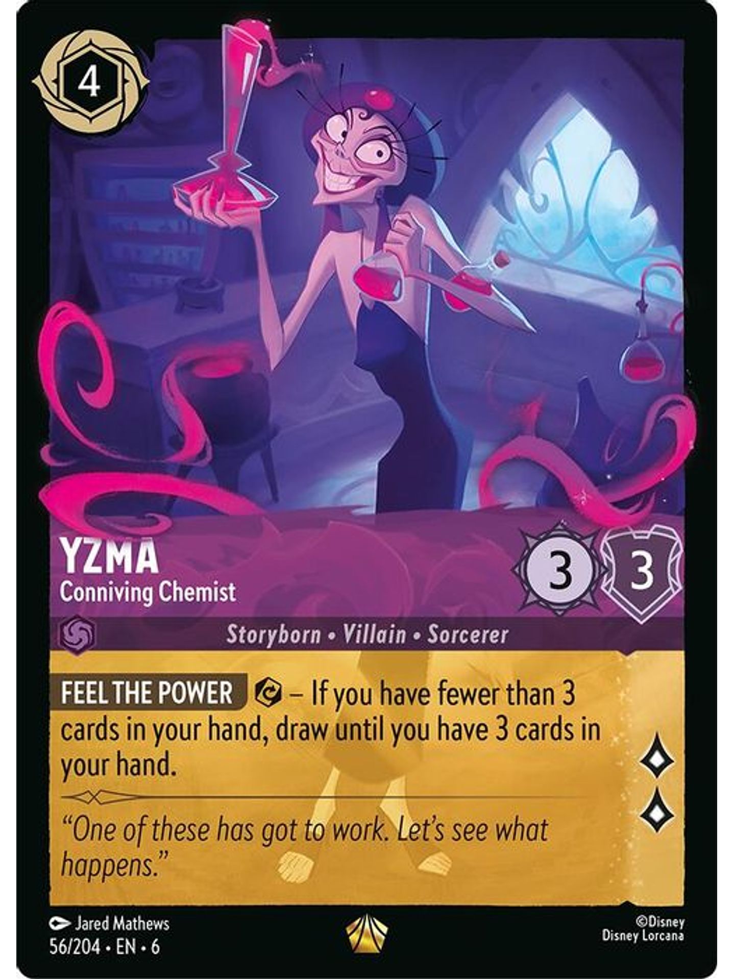 056/204 L Yzma - Conniving Chemist 1