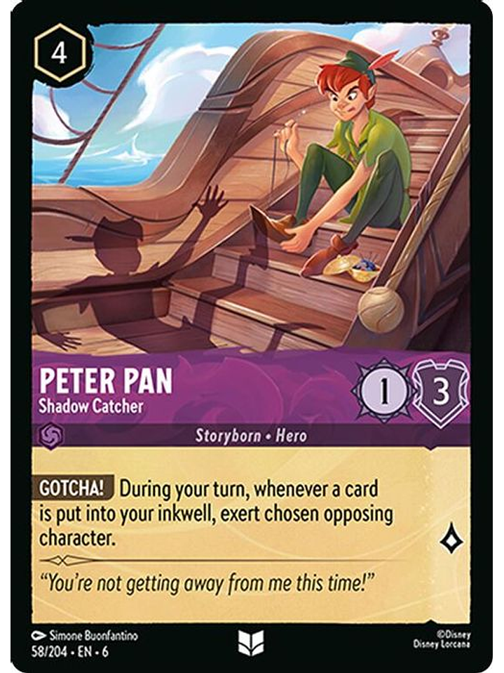 058/204 U Peter Pan - Shadow Catcher 1
