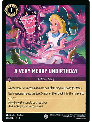 060/204 C A Very Merry Unbirthday