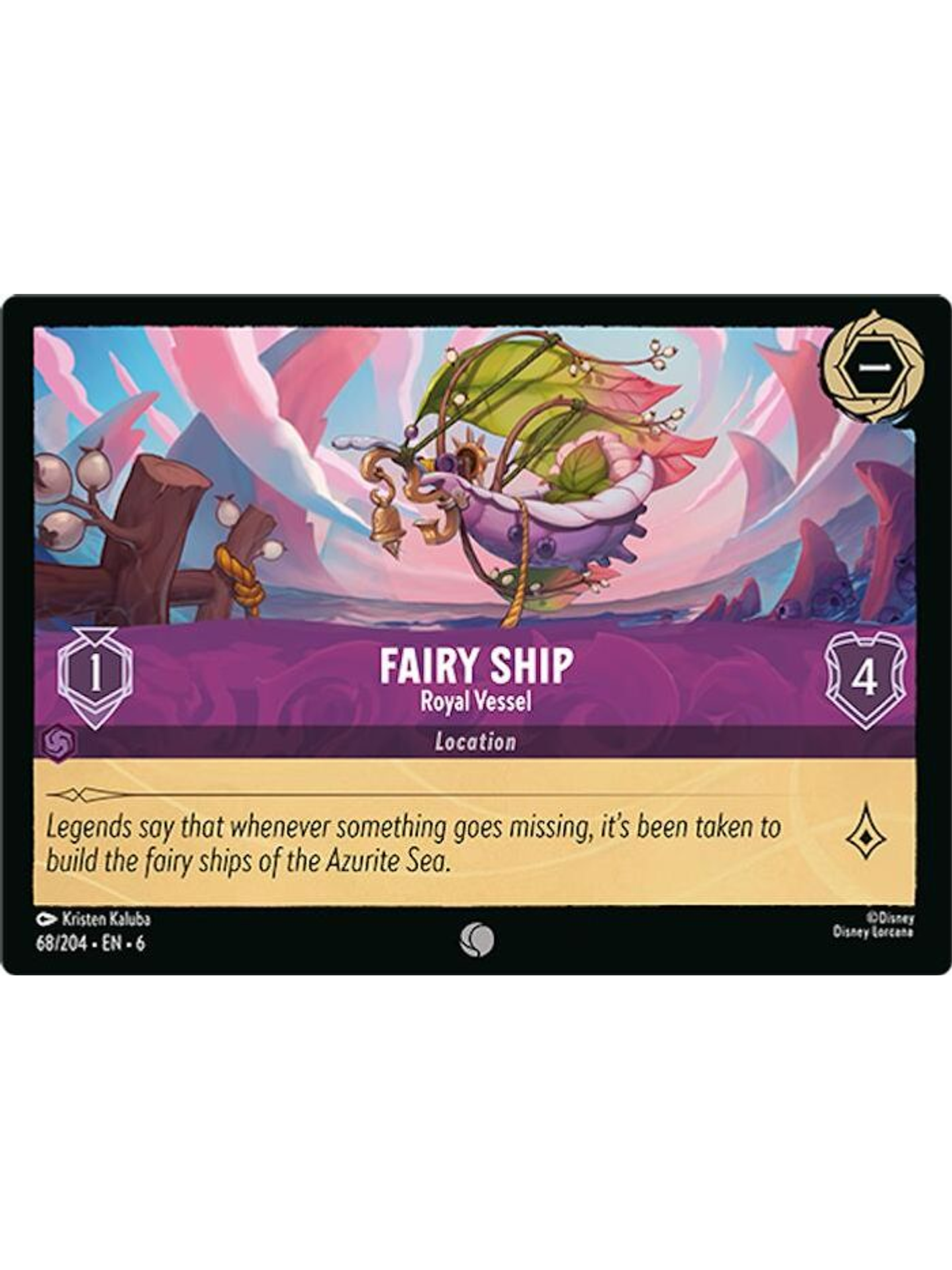 068/204 C Fairy Ship - Royal Vessel 1