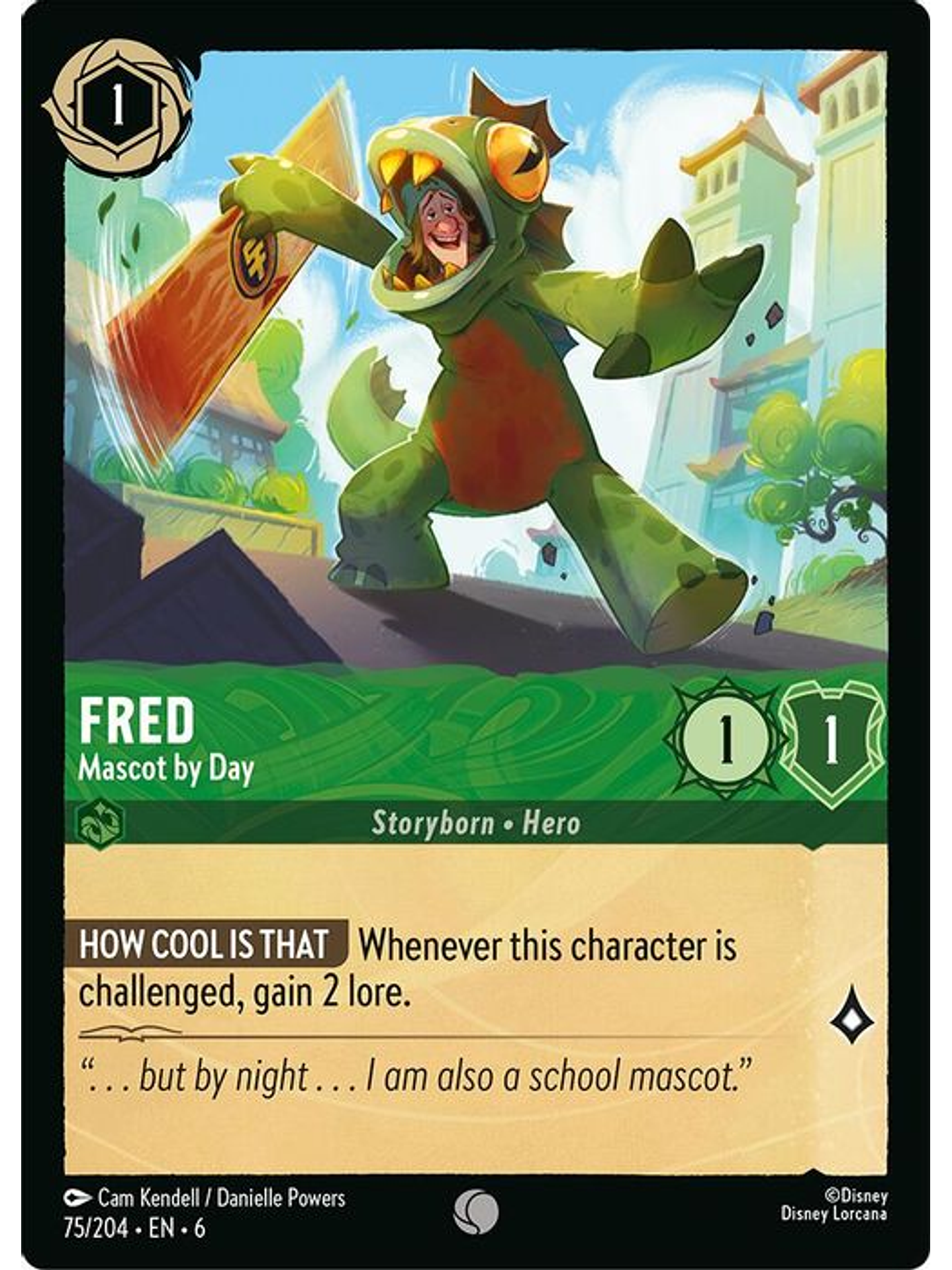 075/204 C Fred - Mascot by Day 1