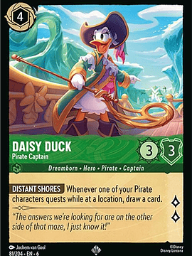 081/204 SR Daisy Duck - Pirate Captain