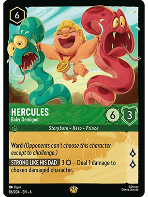 086/204 L Hercules - Baby Demigod