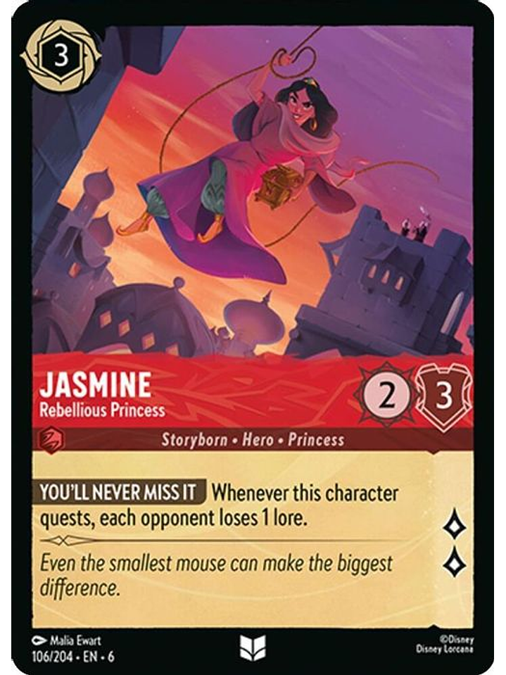106/204 U Jasmine - Rebellious Princess 1