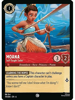 117/204 C Moana - Self-Taught Sailor