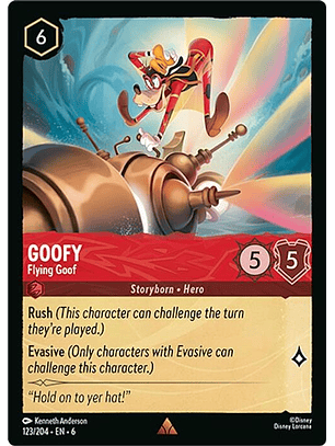 123/204 R Goofy - Flying Goof