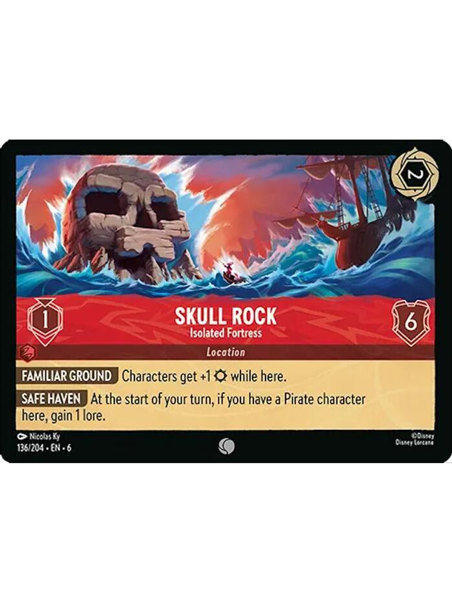 136/204 C Skull Rock - Isolated Fortress 1