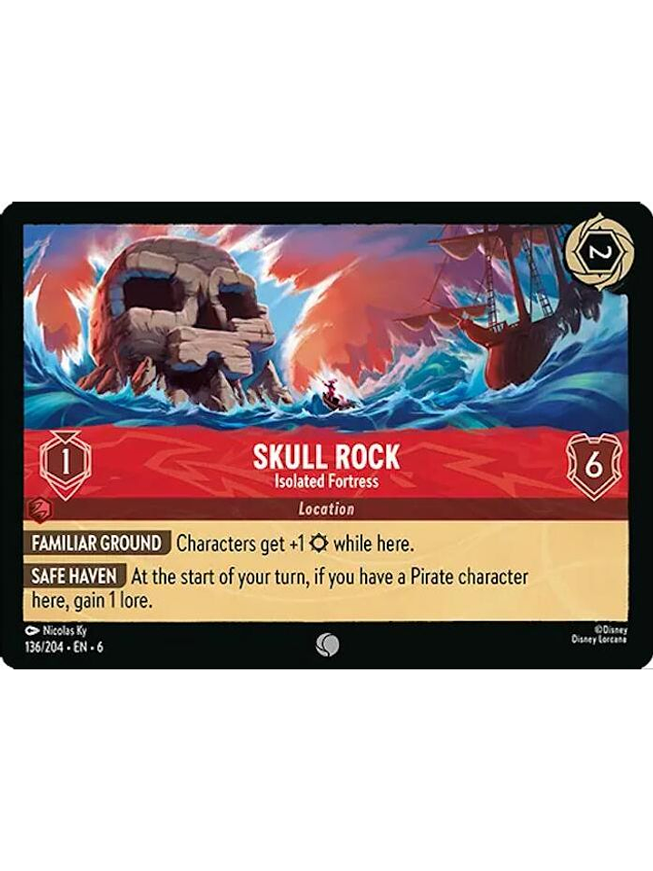 136/204 C Skull Rock - Isolated Fortress 1
