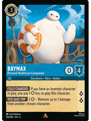 156/204 R Baymax - Personal Healthcare Companion