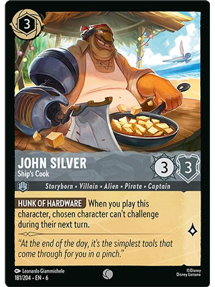 181/204 C John Silver - Ship's Cook 1