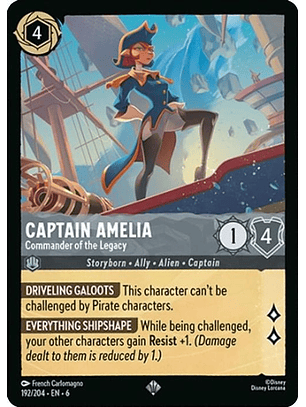 192/204 SR Captain Amelia - Commander of the Legacy
