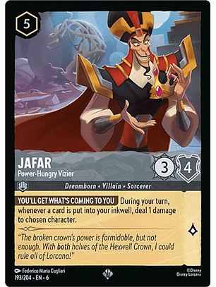 193/204 SR Jafar - Power-Hungry Vizier