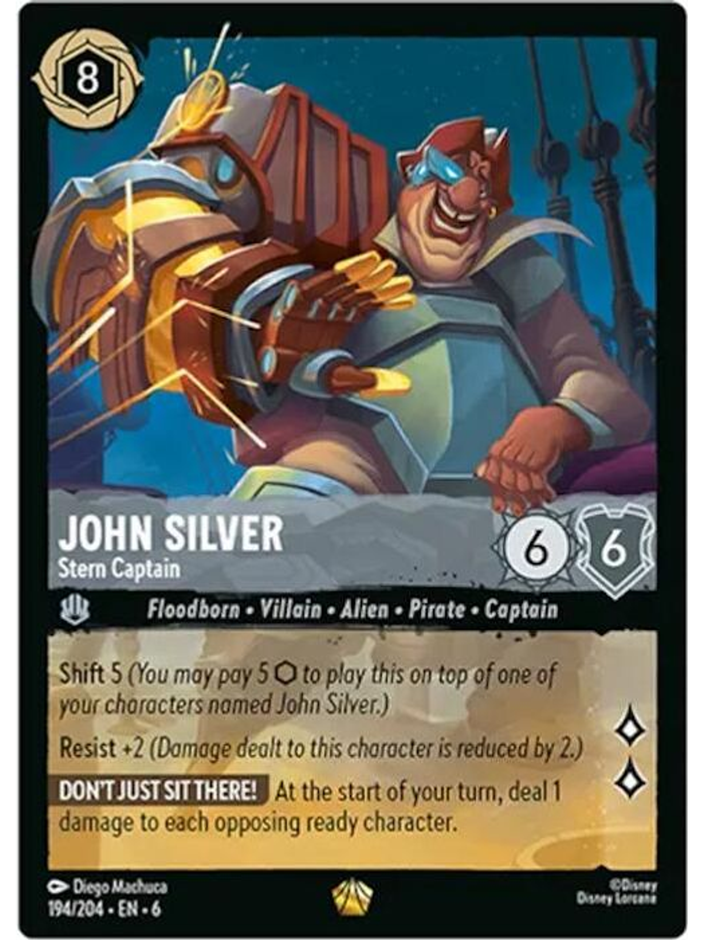 194/204 L John Silver - Stern Captain 1