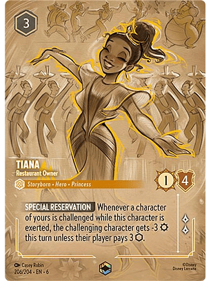 206/204 (Alternate Art) Tiana - Restaurant Owner
