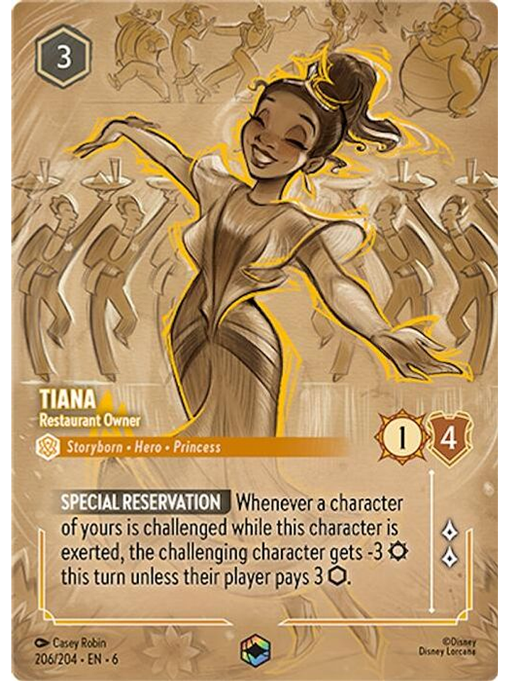 206/204 (Alternate Art) Tiana - Restaurant Owner 1