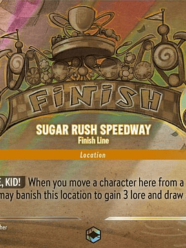 207/204 (Alternate Art) Sugar Rush Speedway - Finish Line