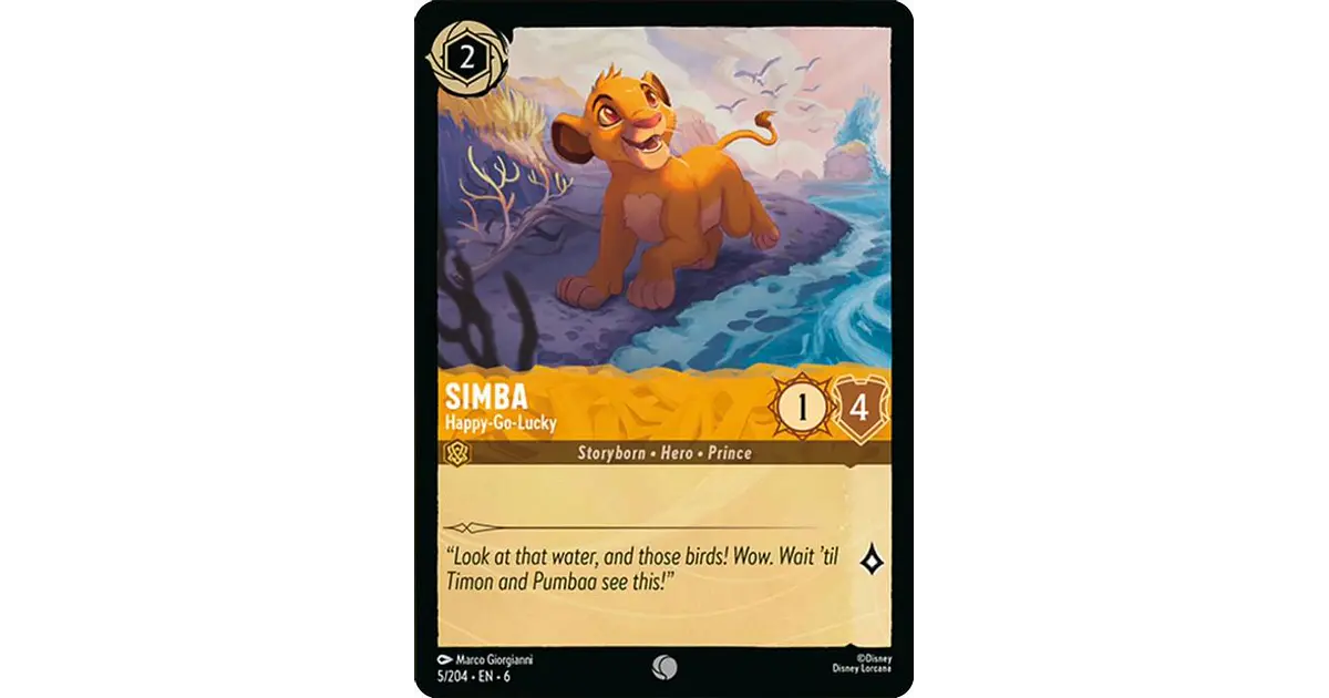 005/204 C Simba - Happy-Go-Lucky (FOIL)