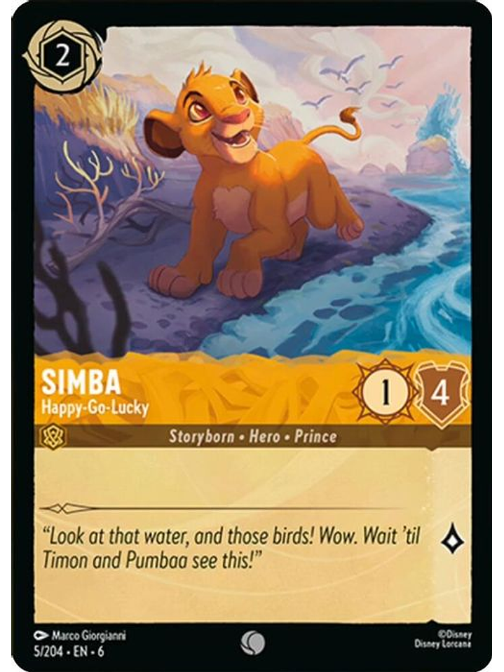005/204 C Simba - Happy-Go-Lucky (FOIL) 1