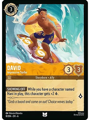 008/204 U David - Impressive Surfer (FOIL)