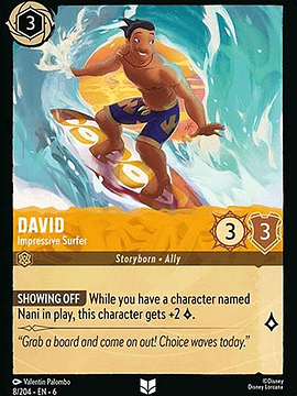 008/204 U David - Impressive Surfer (FOIL)