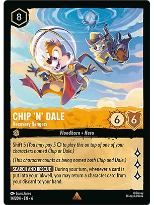 014/204 R Chip 'n' Dale - Recovery Rangers (FOIL)