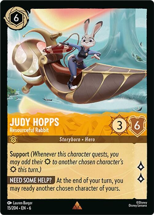 015/204 R Judy Hopps - Resourceful Rabbit (FOIL)