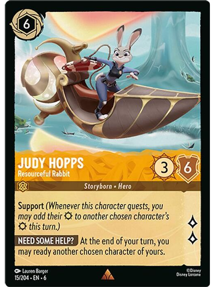 015/204 R Judy Hopps - Resourceful Rabbit (FOIL) 1