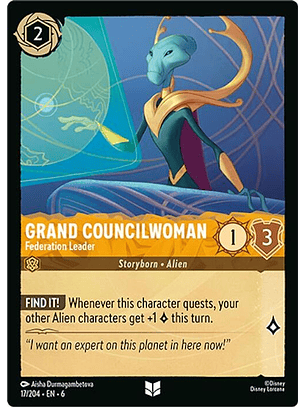 017/204 U Grand Councilwoman - Federation Leader (FOIL)