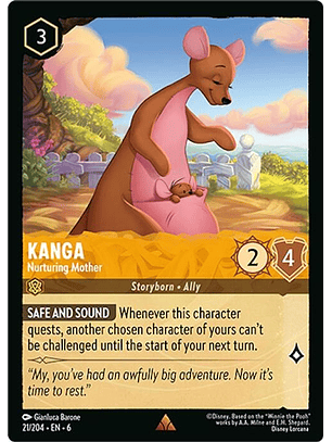 021/204 R Kanga - Nurturing Mother (FOIL)