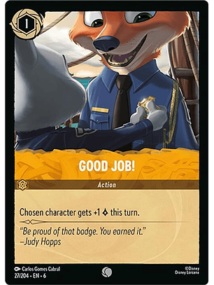 027/204 C Good Job! (FOIL)