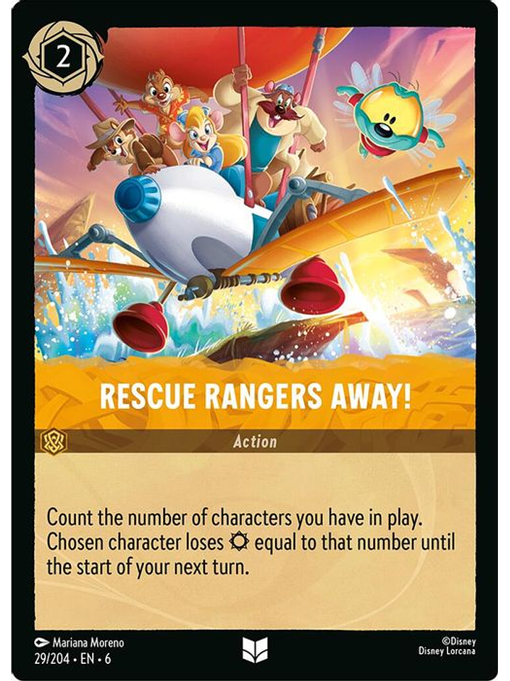 029/204 U Rescue Rangers Away! (FOIL) 1